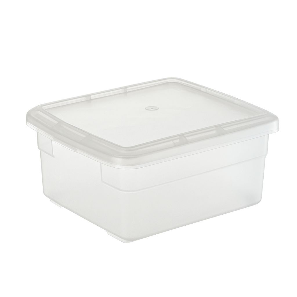 TOW Tubb. Clear Storage Box with Lid - 1.8 L - The Organizing Warehouse