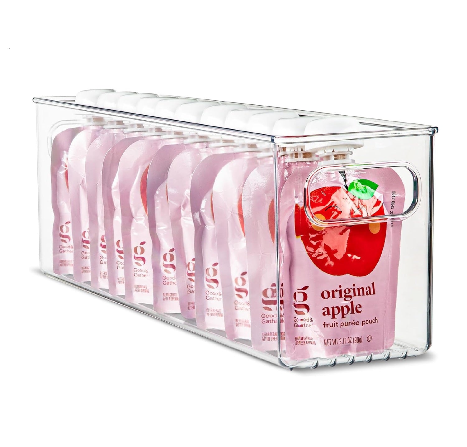 TOW Gripp. Clear Kitchen Storage Bin – 35.6×10.2×12.7 cm (14×4×5″) - The Organizing Warehouse