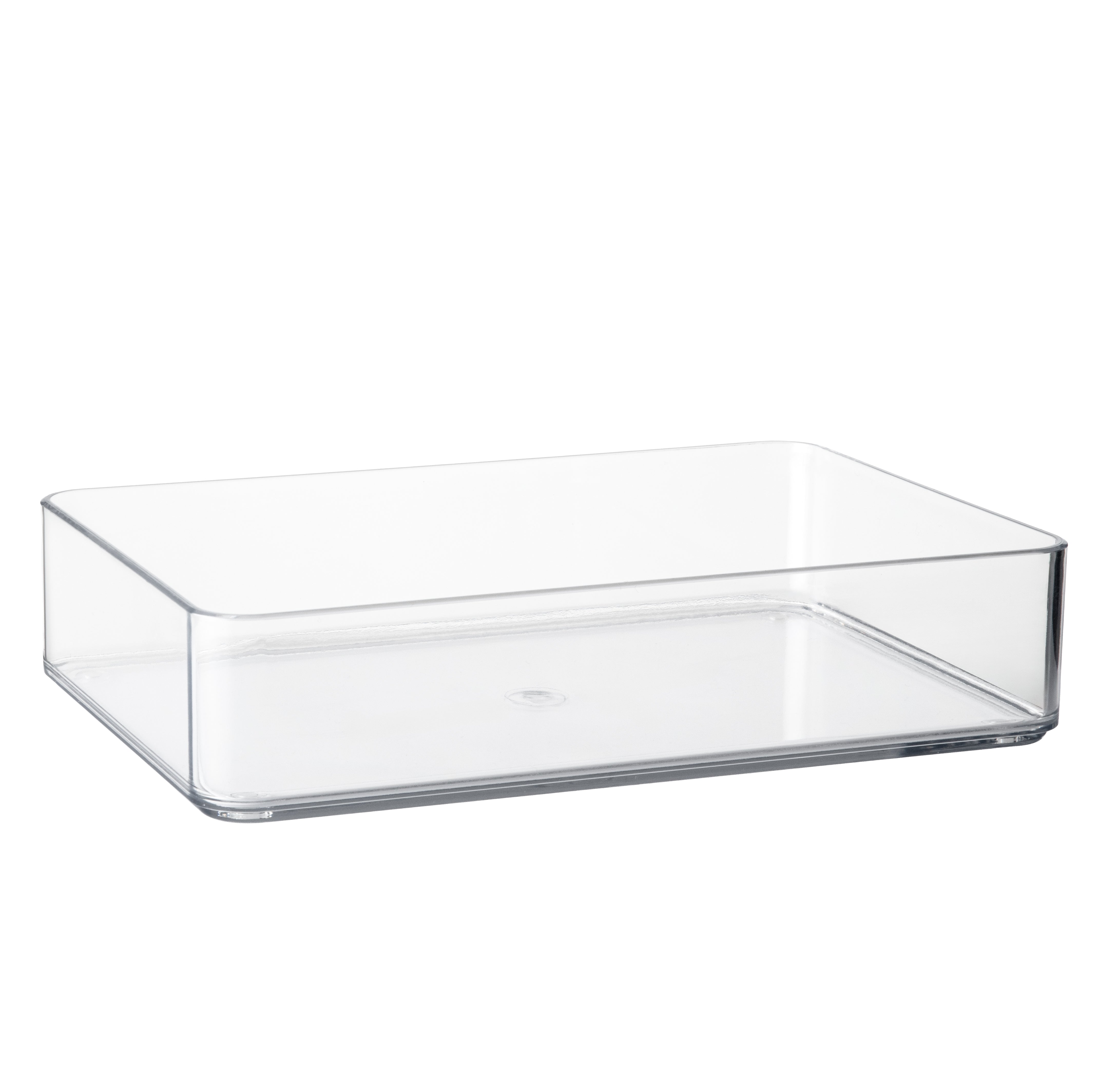TOW Tainn. Clear Drawer Organiser Medium Rectangle – 22.9×15.2×5 cm (9×6×2″) - The Organizing Warehouse