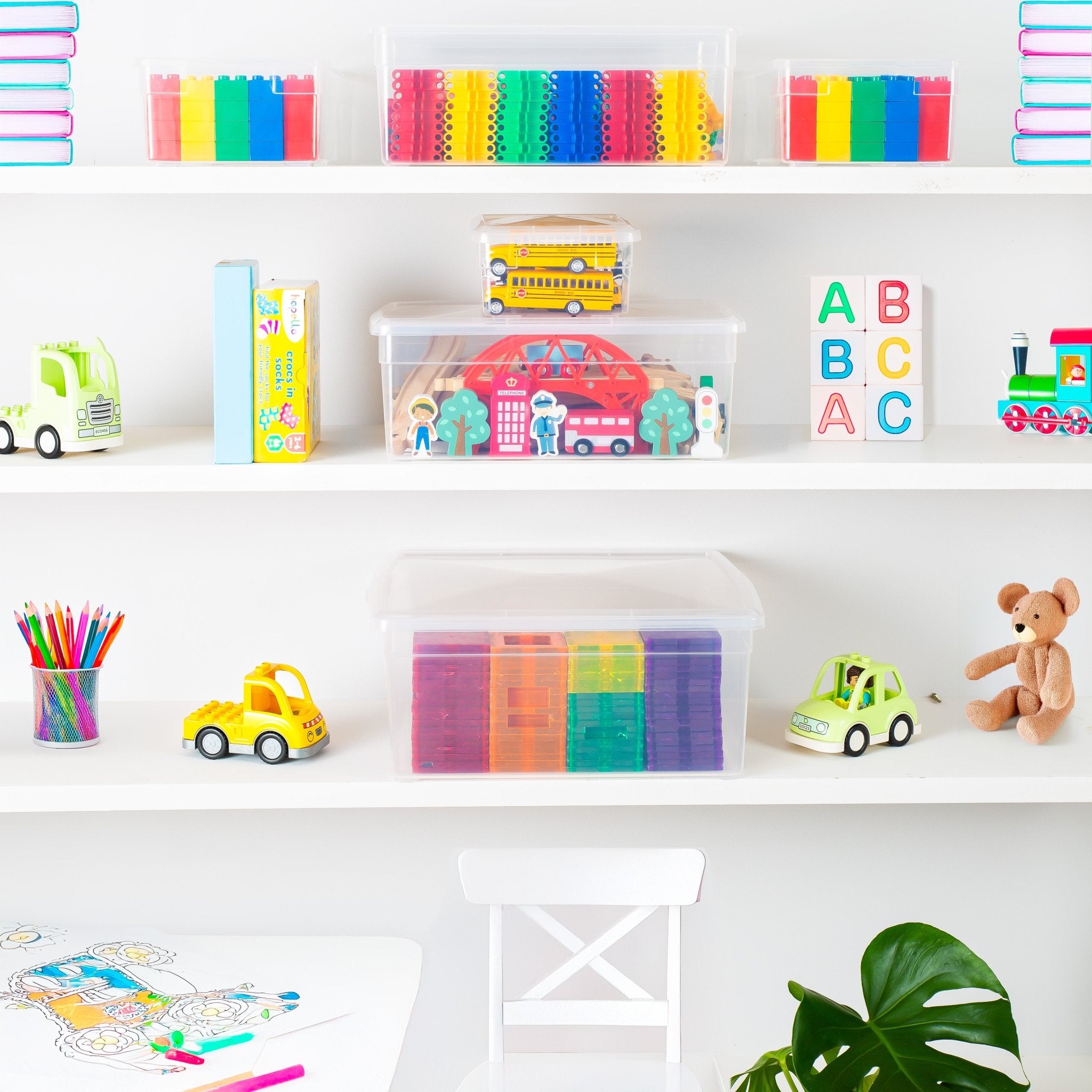 TOW Tubb. Clear Storage Box with Lid - 4.8 L - The Organizing Warehouse