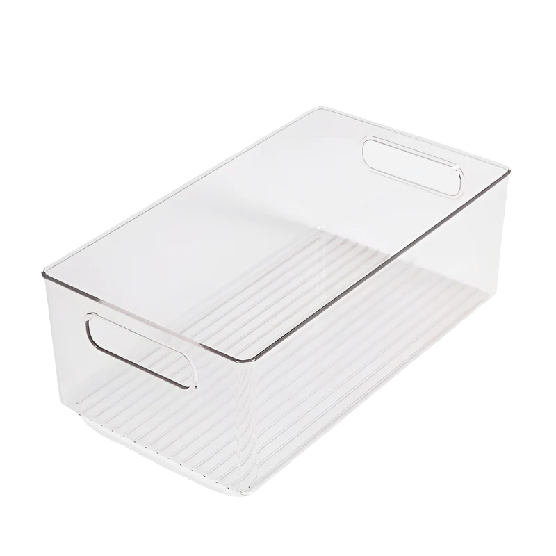 TOW Gripp. Clear Kitchen Storage Bin – 35.6×20.3×12.7 cm (14×8×5″) - The Organizing Warehouse