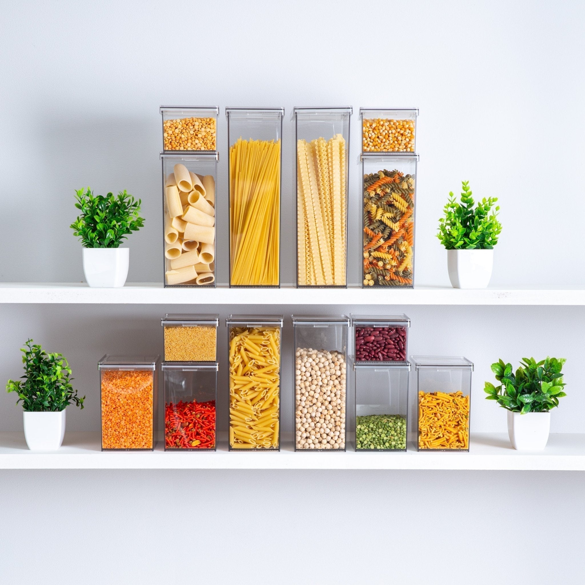 TOW Fitt. airtight food storage canisters in Small, Medium, Large and XL sizes