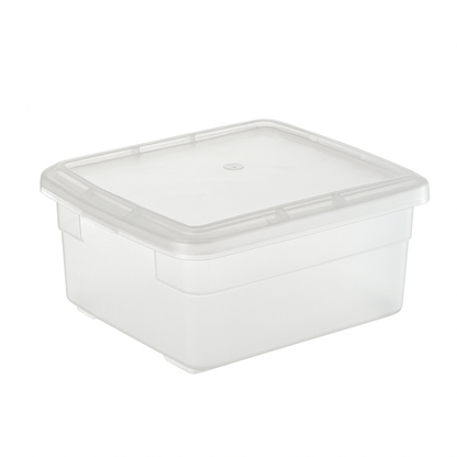 TOW Tubb. Clear Storage Box with Lid - 1.8 L - The Organizing Warehouse