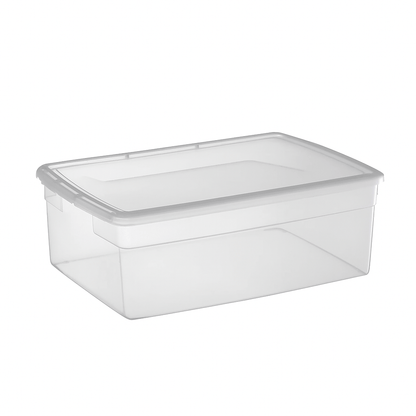 TOW Tubb. Clear Storage Box with Lid - 10 L - The Organizing Warehouse