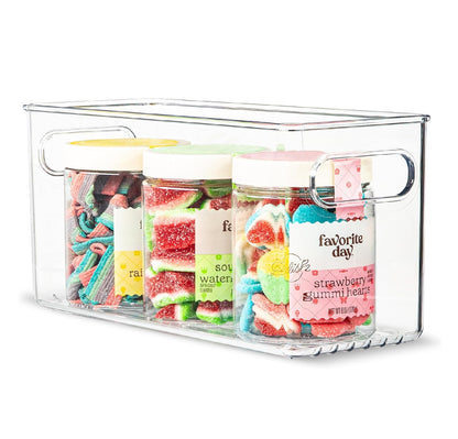 TOW Gripp. Clear Kitchen Storage Bin – 25.4×10.2×12.7 cm (10×4×5″) - The Organizing Warehouse