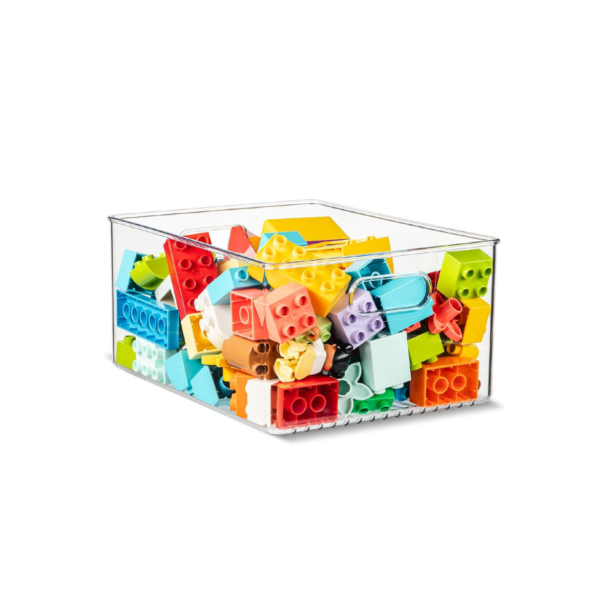 TOW Gripp. Clear Kitchen Storage Bin – 25.4×20.3×12.7 cm (10×8×5″)