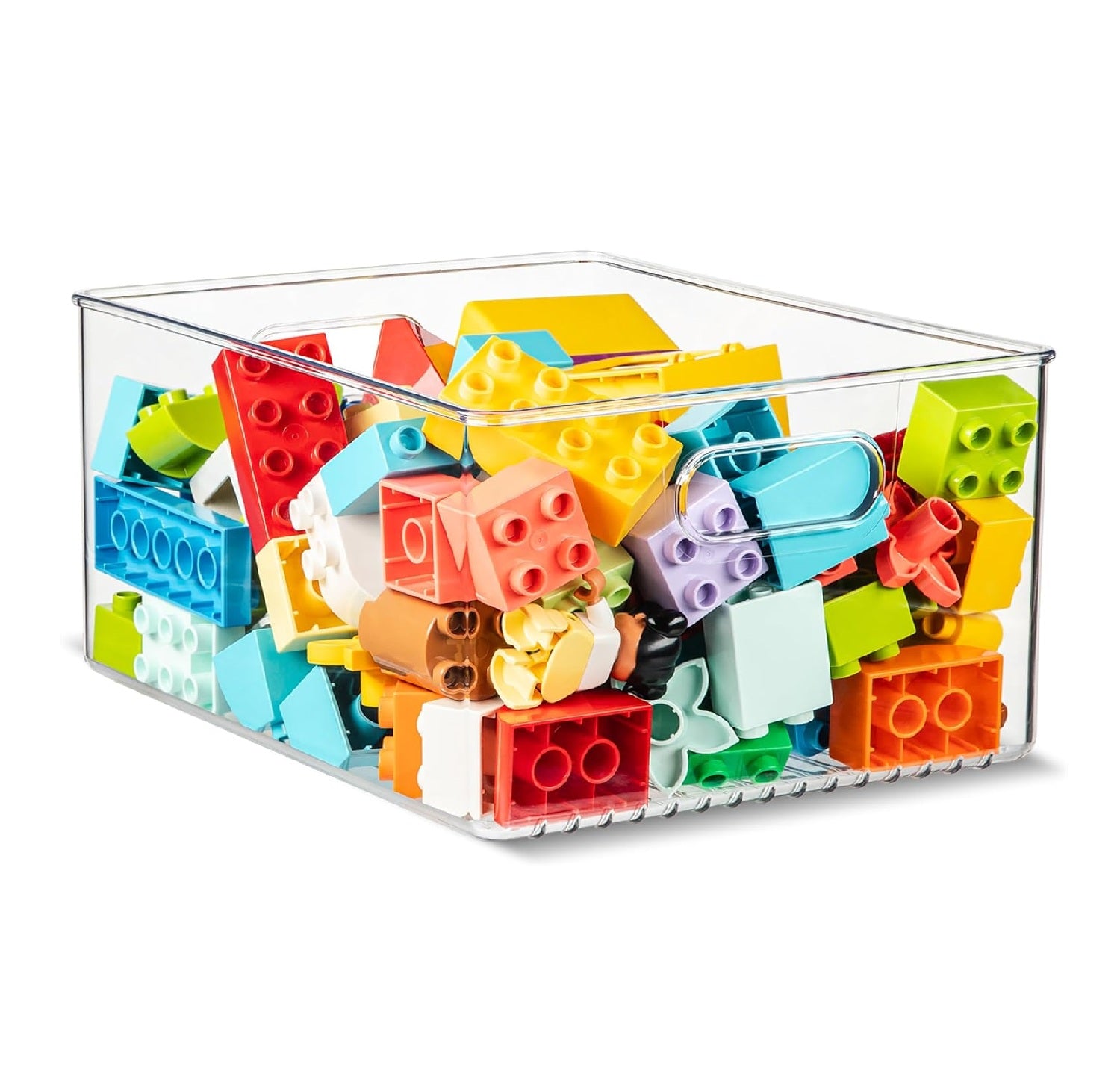 TOW Gripp. Clear Kitchen Storage Bin – 25.4×20.3×12.7 cm (10×8×5″) - The Organizing Warehouse