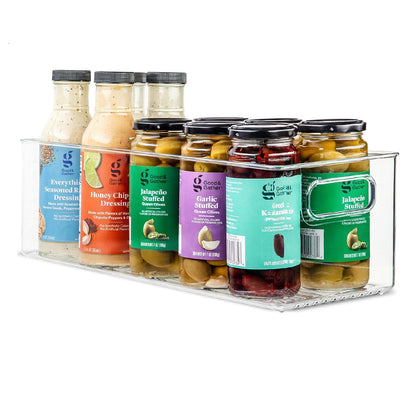 TOW Gripp. Clear Kitchen Storage Bin – 35.6×15.2×12.7 cm (14×6×5″) - The Organizing Warehouse