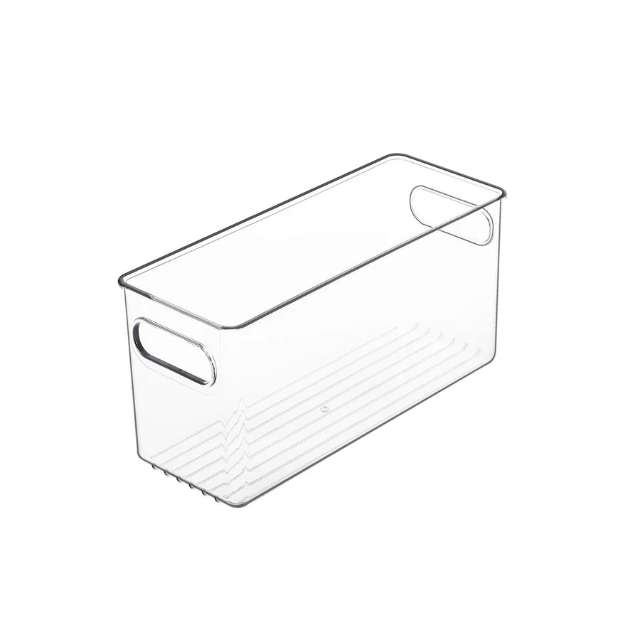 TOW Gripp. Clear Kitchen Storage Bin – 25.4×10.2×12.7 cm (10×4×5″) - The Organizing Warehouse
