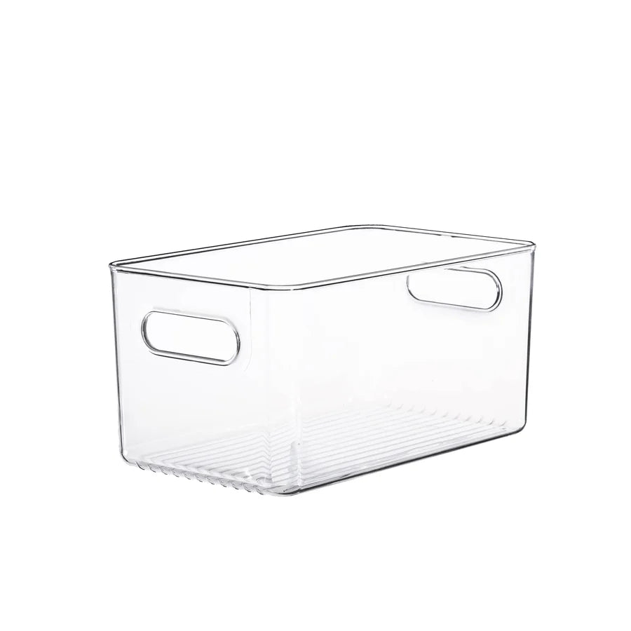 TOW Gripp. Clear Kitchen Storage Bin – 25.4×15.2×12.7 cm (10×6×5″) - The Organizing Warehouse