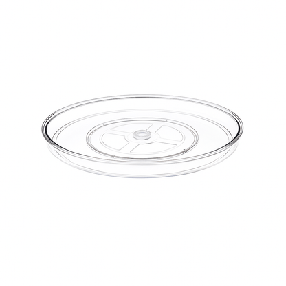 TOW Spinn. Clear Lazy Susan Turntable – 28.5 cm (11.1″) - The Organizing Warehouse