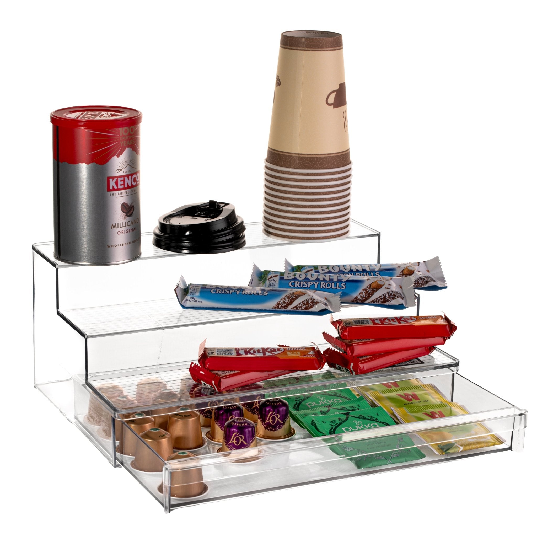 TOW Zagg. 3-Tier Spice Rack With Drawer - The Organizing Warehouse