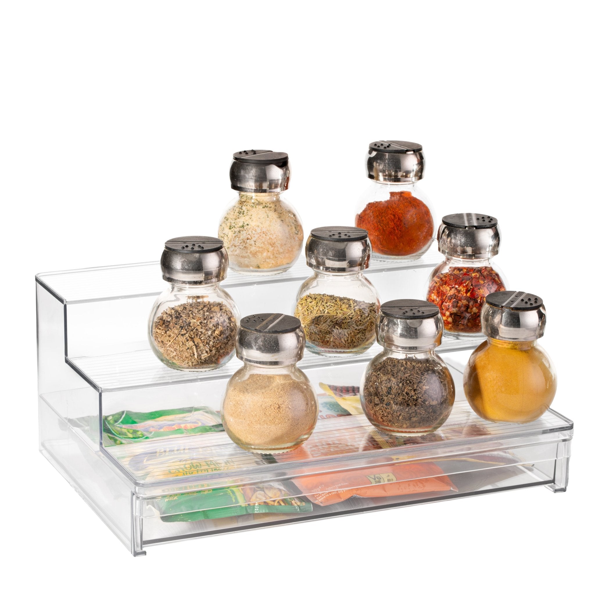 TOW Zagg. 3-Tier Spice Rack With Drawer - The Organizing Warehouse