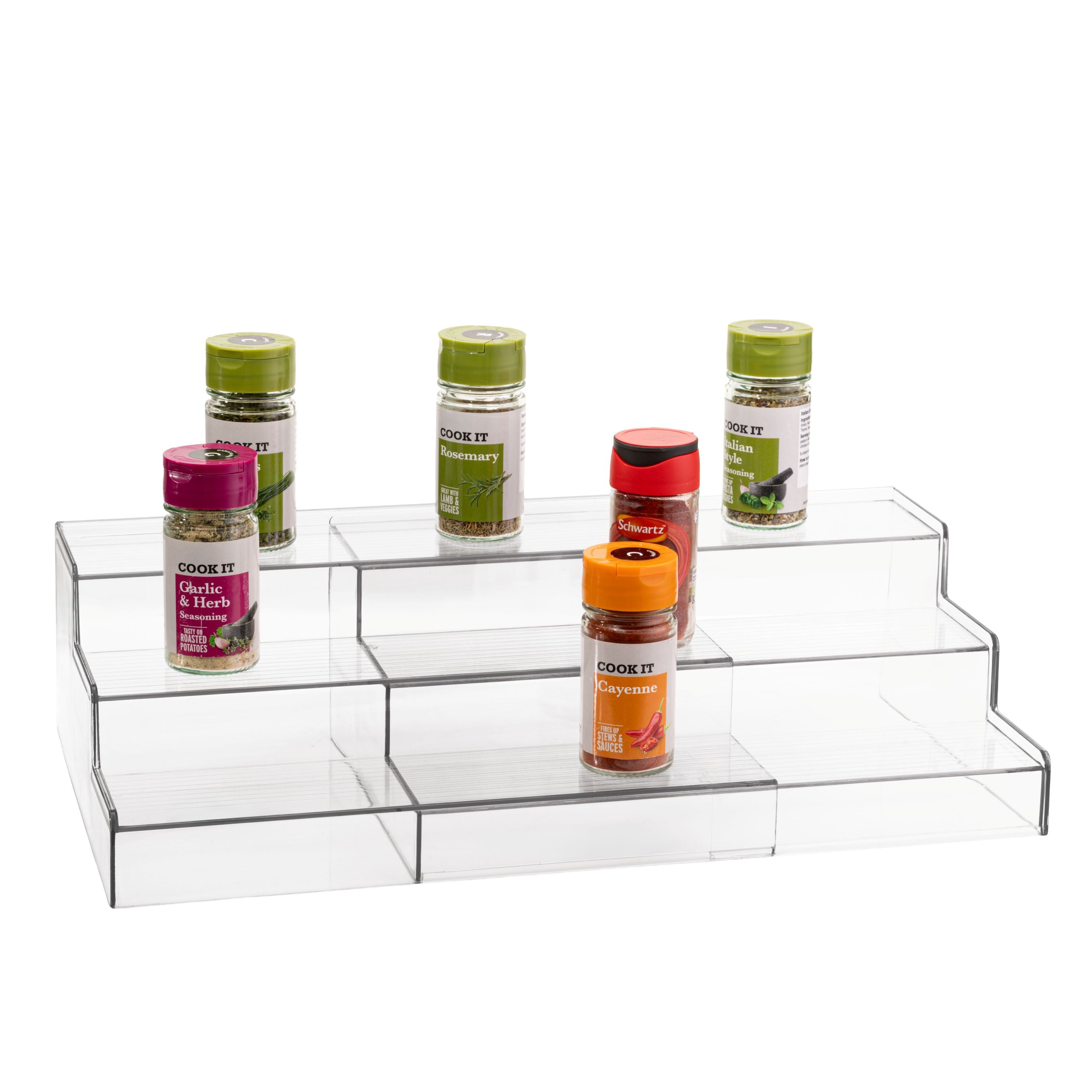 TOW Zagg. 3-Tier Expandable Spice Rack - The Organizing Warehouse