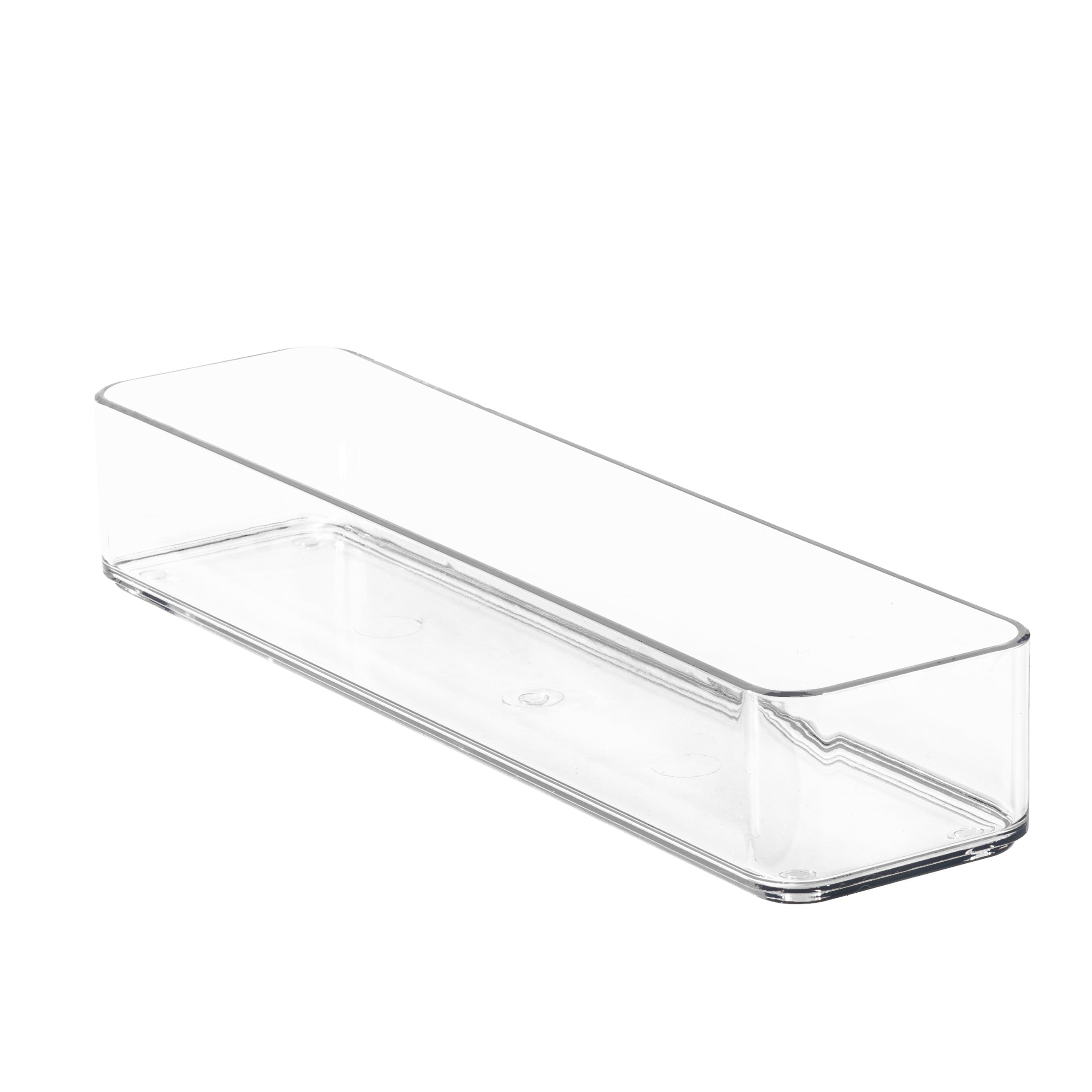 TOW Tainn. Clear Drawer Organiser Extra Long Narrow – 30.5×7.6×5 cm (12×3×2″) - The Organizing Warehouse