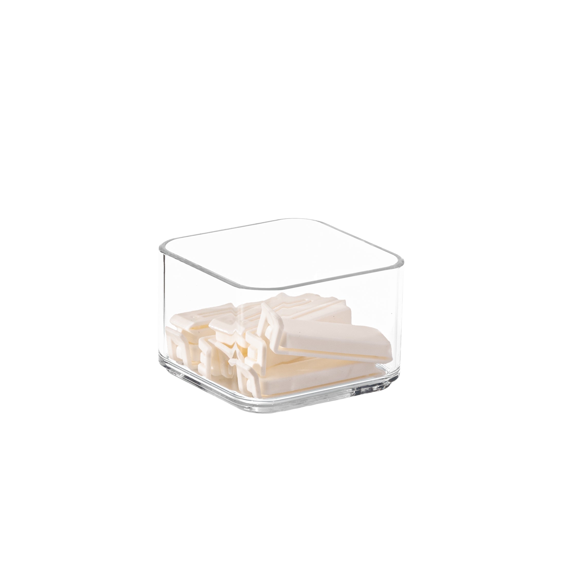 TOW Tainn. Clear Drawer Organiser Mini – 7.6×7.6×5 cm (3×3×2″) - The Organizing Warehouse