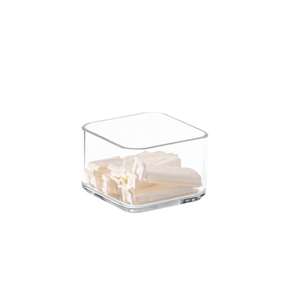 TOW Tainn. Clear Drawer Organiser Mini – 7.6×7.6×5 cm (3×3×2″) - The Organizing Warehouse