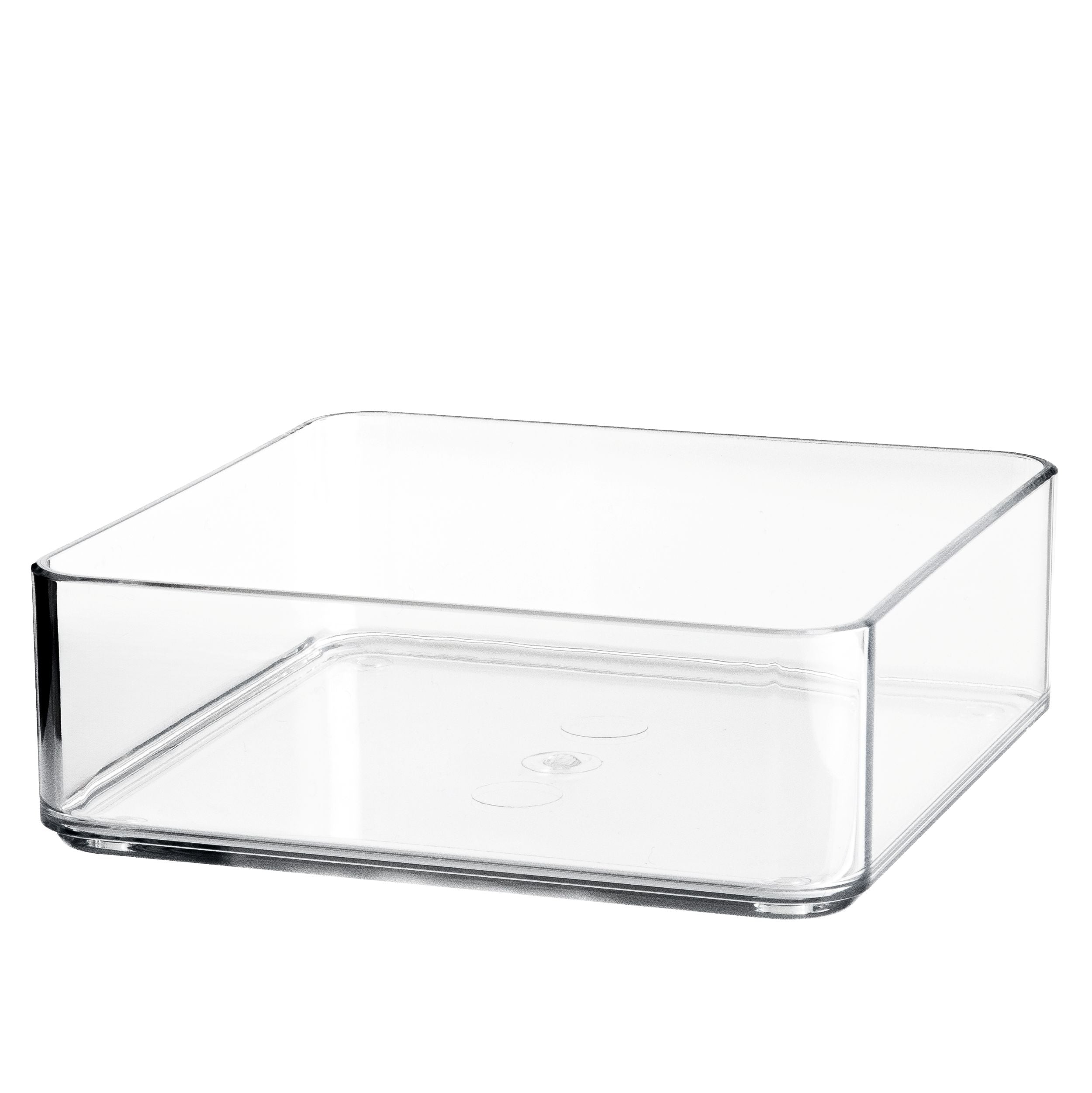 TOW Tainn. Clear Drawer Organiser Square – 15.2×15.2×5 cm (6×6×2″) - The Organizing Warehouse