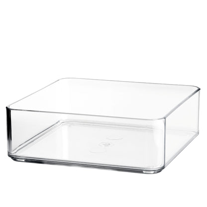 TOW Tainn. Clear Drawer Organiser Square – 15.2×15.2×5 cm (6×6×2″) - The Organizing Warehouse