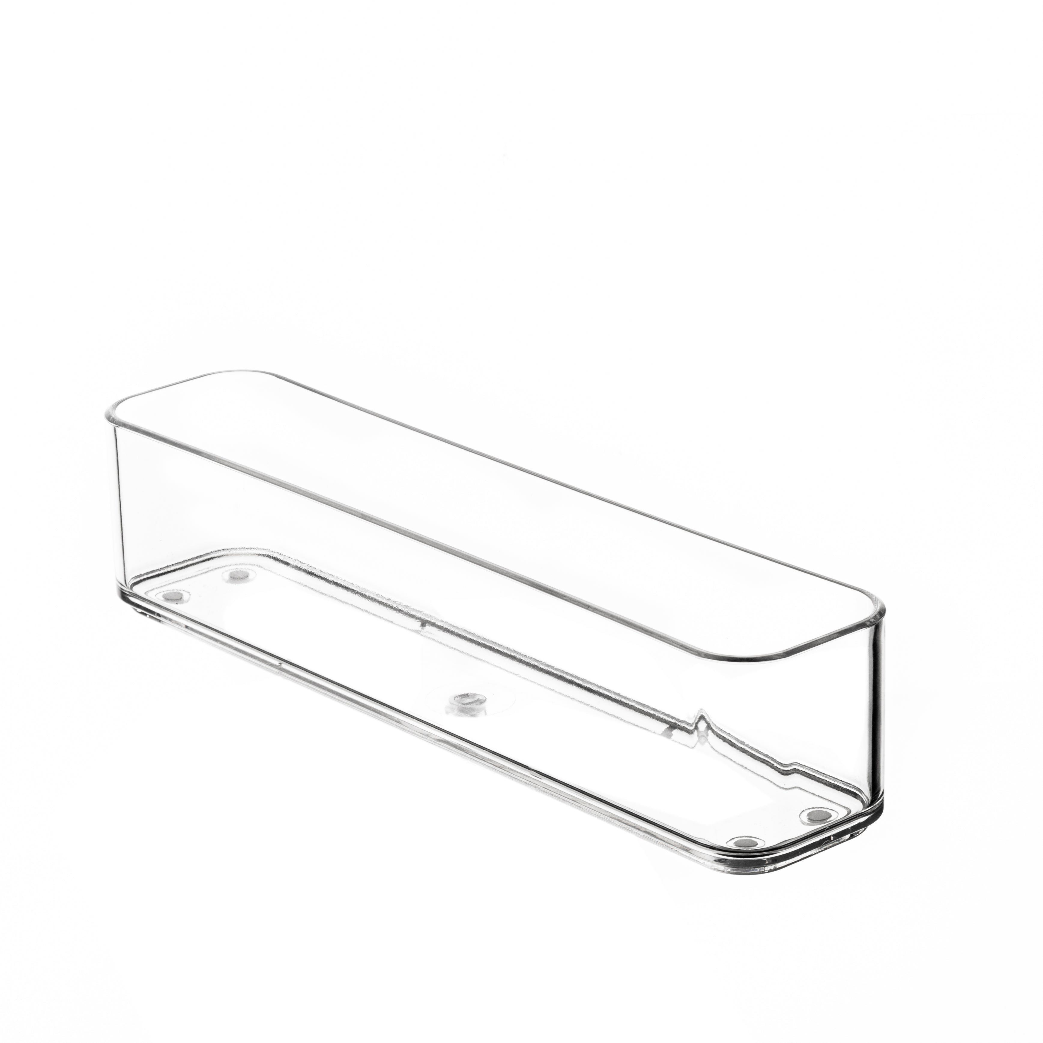 TOW Tainn. Clear Drawer Organiser Slim Divider – 22.9×5.1×5 cm (9×2×2″) - The Organizing Warehouse