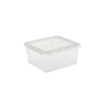 TOW Tubb. Clear Storage Box with Lid - 1.8 L