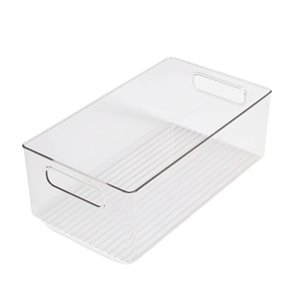 TOW Gripp. Clear Kitchen Storage Bin – 35.6×20.3×12.7 cm (14×8×5″) - The Organizing Warehouse