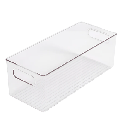 TOW Gripp. Clear Kitchen Storage Bin – 35.6×15.2×12.7 cm (14×6×5″) - The Organizing Warehouse